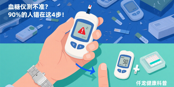 血糖儀測不準？90%的人錯在這4步！